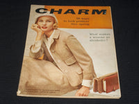 1958 FEBRUARY CHARM MAGAZINE VERY NICE FASHION FRONT COVER & CONTENT - E 2069