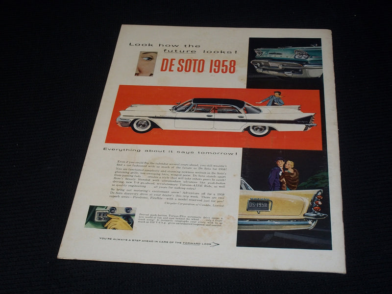 1958 JANUARY 4 MACLEAN'S MAGAZINE - NICE ILLUSTRATED FRONT COVER - E 4546