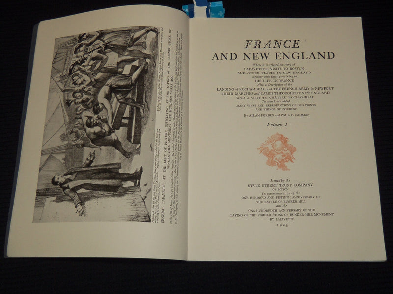 1925-1929 FRANCE AND NEW ENGLAND SOFTCOVER BOOKS LOT OF 3 - KD 3970I