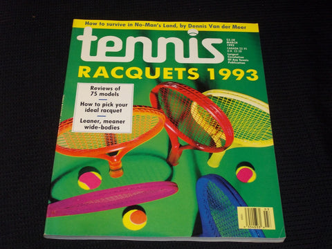 1993 MARCH TENNIS MAGAZINE - RACQUETS FRONT COVER - E 2271