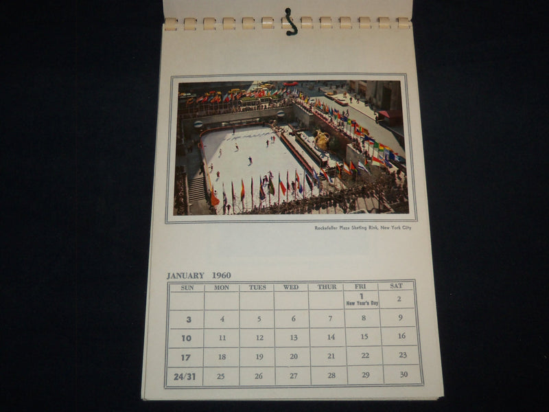 1960 THE ALMA CALENDAR BY ALFRED MAINZER - NEW YORK THE WONDER CITY - J 8647