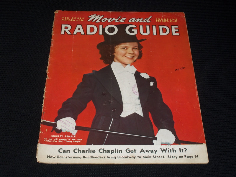 1940 SEPTEMBER 21-27 MOVIE & RADIO GUIDE MAGAZINE - SHIRLEY TEMPLE - E 2728