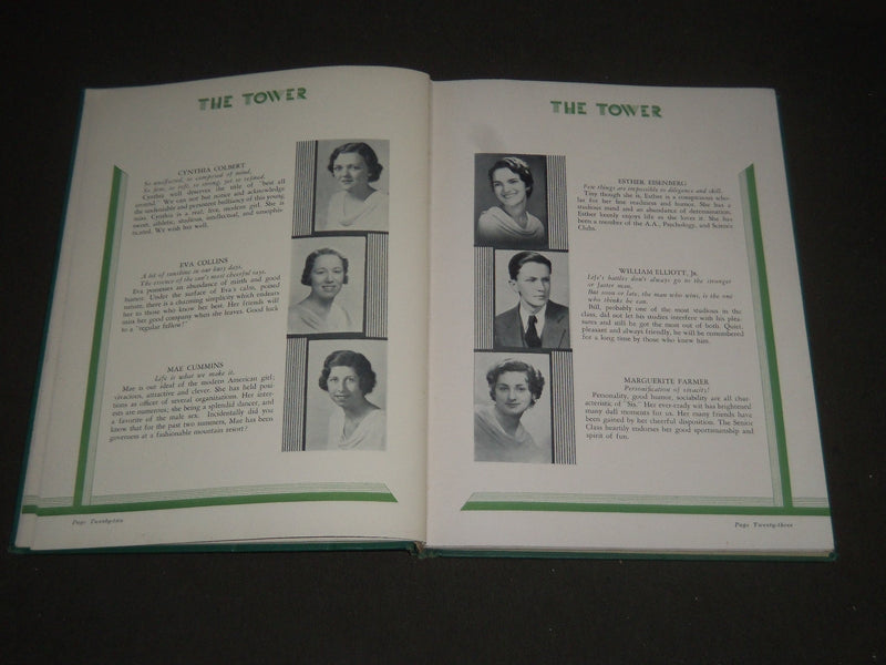 1935 TOWER JERSEY CITY STATE NORMAL SCHOOL YEARBOOK - NEW JERSEY - YB 1157