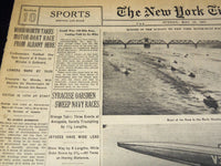 1931-1952 NEW YORK TIMES PREAKNESS WINNERS SPORTS SECTIONS LOT OF 18 - NTL 16F
