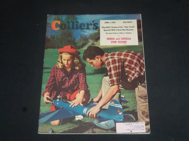 1948 JUNE 5 COLLIER'S MAGAZINE - GREAT ILLUSTRATIONS, ARTICLES & ADS - SP 7854