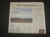 2021 JULY 21 NEW YORK TIMES - JEFF BEZOS ROCKET GOES TO EDGE OF SPACE AND BACK