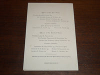 1892 JANUARY 14 YALE UNION AND HARVARD UNION JOINT DEBATE PROGRAM - K 1206