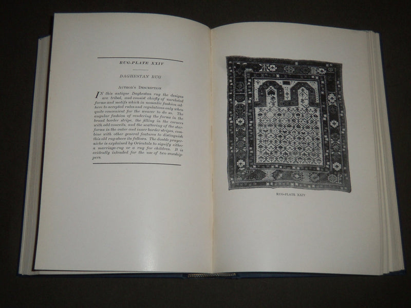 1936 THE ORIENTAL RUG BOOK BY MARY CHURCHILL RIPLEY - NEW EDITION - KD 4238