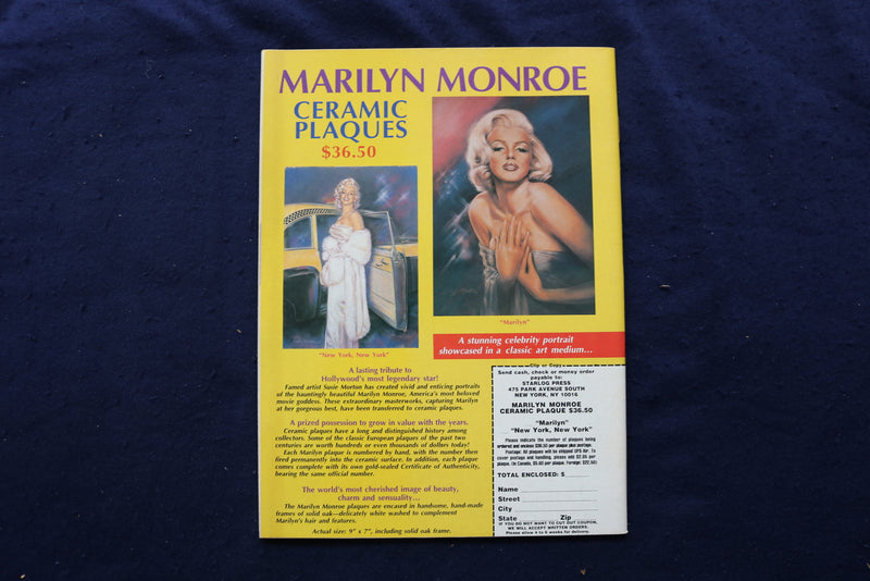 1990 SCREEN GREATS MAGAZINE - MARILYN MONROE COVER - E 18782