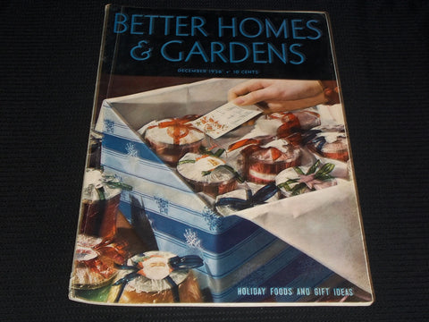 1936 DECEMBER BETTER HOMES & GARDENS MAGAZINE - BEAUTIFUL FRONT COVER - E 2697