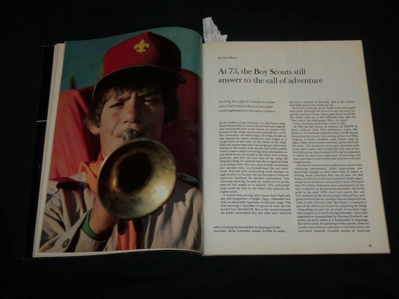 1985 JULY SMITHSONIAN MAGAZINE - NORMAN ROCKWELL ILLUSTRATIONS - J 6663