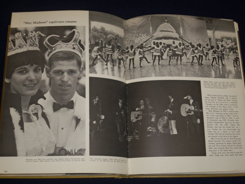 1968 PERSPECTIVES NORTHERN ILLINOIS UNIVERSITY YEARBOOK - DEKALB IL - YB 432