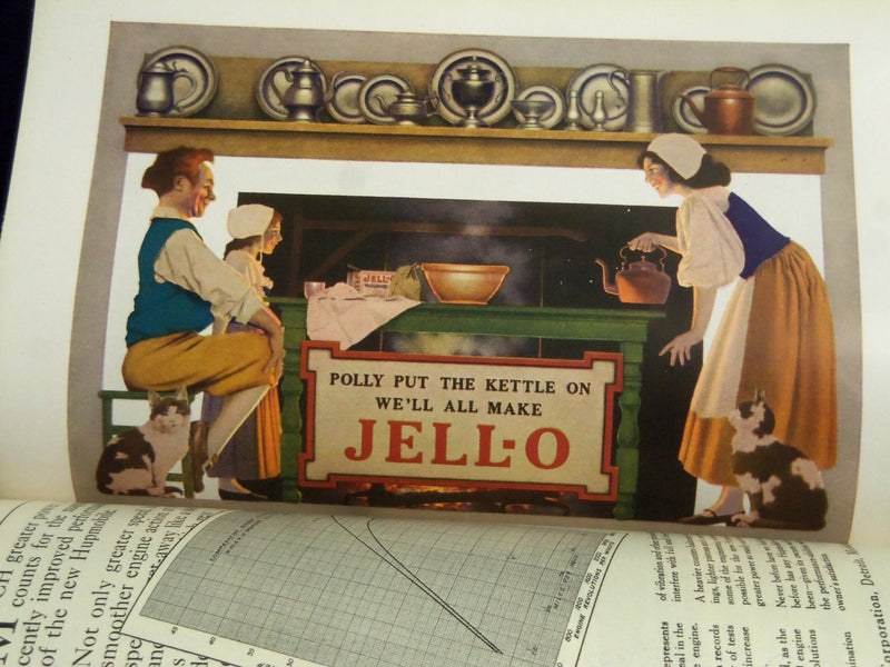 1923 DECEMBER HARPER'S MAGAZINE - MAXFIELD PARRISH JELL-O AD - ST 5605