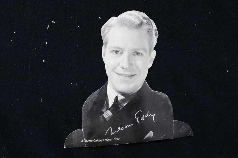 1930'S JEANETTE MACDONALD & NELSON EDDY CARDBOARD DISPLAYS - LOT OF 2 - K 2895