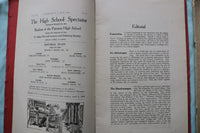 1911-1925 PATTERSON, NJ HIGH SCHOOL - SPECTATOR MAGAZINES - LOT OF 8 - K 3349