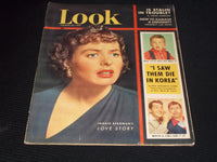 1952 JANUARY 29 LOOK MAGAZINE - INGRID BERGMAN FRONT COVER - E 20366