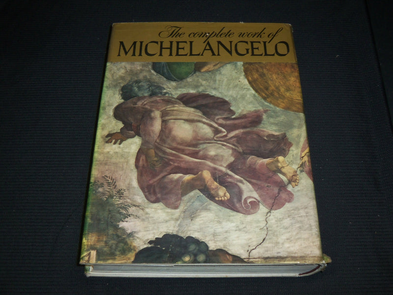 1965 THE COMPLETE WORK OF MICHELANGELO HARDCOVER BOOK - R 350F