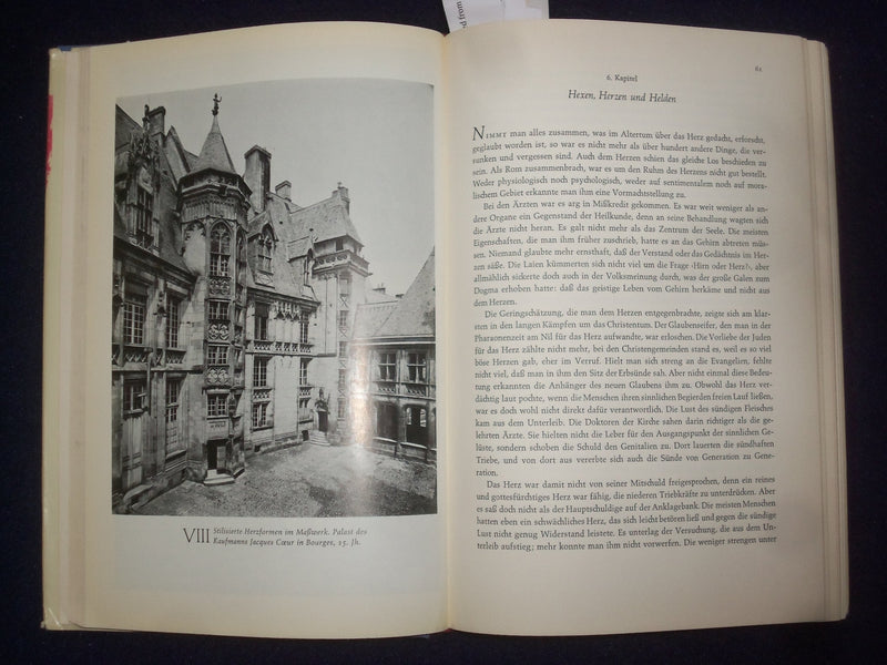 1959 EINE WELT - GESCHICHTE DES HERZENS HARDCOVER BOOK - MORUS- GERMAN - KD 9013