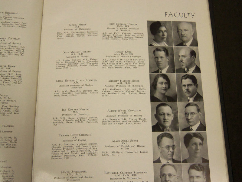 1935 THE GALE KNOX COLLEGE YEARBOOK VOLUME NO. 44 - GALESBURG ILLINOIS - YB 886