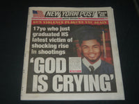2020 JUNE 30 NEW YORK POST NEWSPAPER - GUN VIOLENCE PLAGUES NYC AGAIN