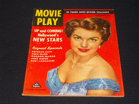 1950 NOVEMBER MOVIE PLAY MAGAZINE - ESTHER WILLIAMS FRONT COVER - E 14226