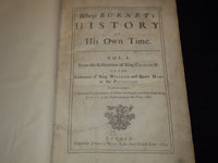 1724-1734 BISHOP BURNET'S HISTORY OF HIS OWN TIME VOLUME 1 & 2 - #12