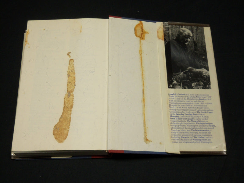 1976 THE BEST YEAR 1945-1950 HARDCOVER BOOK INSCRIBED BY JOSEPH GOULDEN - D 437