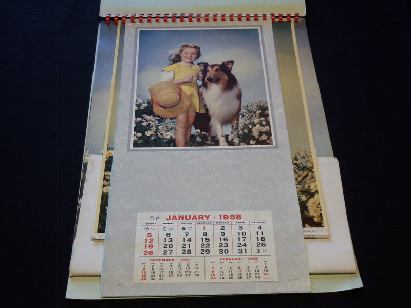 1958 BEAUX-ART HANGERS CALENDAR SALESMAN SAMPLE SHEETS BOOK - C 13