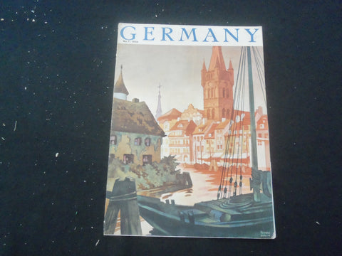 1934 GERMANY MAGAZINE - NO. 7 - NICE ILLUSTRATED COVER - ENGLISH TEXT - B 1140G