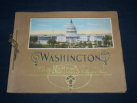 1920'S WASHINGTON THE NATION'S CAPITAL VIEW BOOK - COLOR PRINTS - J 8721