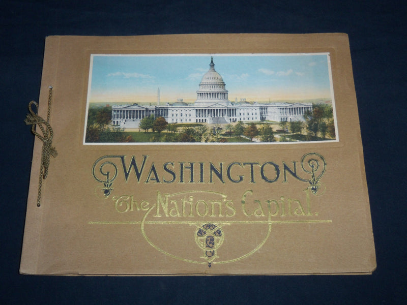 1920'S WASHINGTON THE NATION'S CAPITAL VIEW BOOK - COLOR PRINTS - J 8721