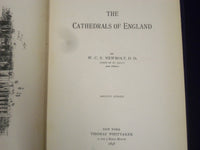 1898 THE CATHEDRALS OF ENGLAND BY FREDERICK FARRAR 1ST & 2ND SERIES - KD 3065