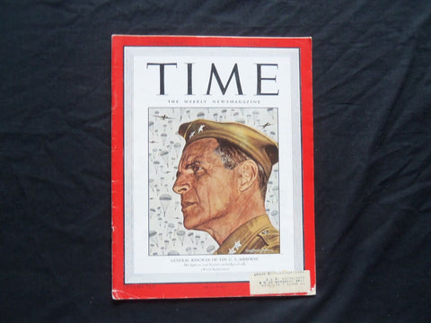 1945 APRIL 2 TIME MAGAZINE - MAJOR GENERAL RIDGWAY - T 961