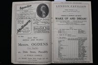 1929 WAKE UP AND DREAM! MAGAZINE PROGRAM - LONDON PAVILION - K 2453