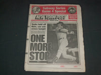 2000 OCT 26 NEW YORK POST NEWSPAPER-YANKEES BEAT METS WORLD SERIES GM 3-NP 4141