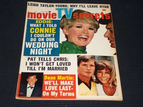 1967 JULY MOVIE TV SECRETS MAGAZINE - EDDIE FISHER & CONNIE STEVENS - E 17238