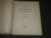 1896 CATALOGUE DE LA BIBLIOTHEQUE DE FERNANDO PALHA FRENCH BOOK - KD 44