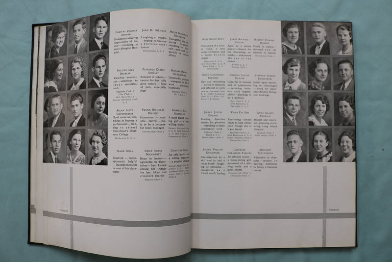 1935 THE RECHAUFFE EASTON HIGH SCHOOL YEARBOOK - EASTON, PENNSYLVANIA - YB 3553