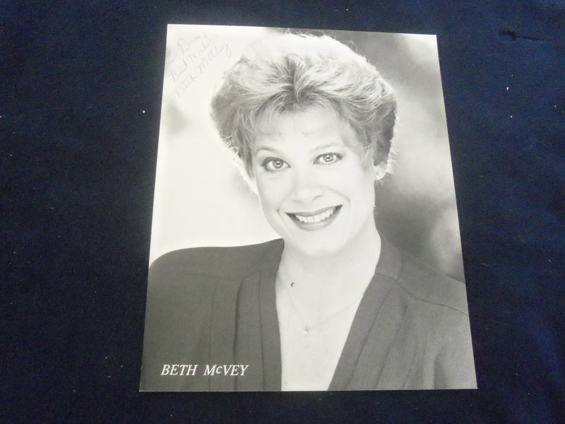 BETH MCVEY 8x10 AUTOGRAPHED PHOTOGRAPH