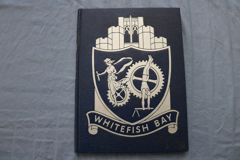 1959 TOWER WHITEFISH BAY HIGH SCHOOL YEARBOOK- WHITEFISH BAY, WISCONSIN- YB 3421