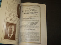 1925-1926 CHICAGO & MIDWEST MUSICIANS & ALLIED ARTISTS DIRECTORY BOOK - KD 5177