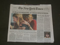 2018 MAY 19 NEW YORK TIMES -10 DEAD IN SHOOTING AT SANTA FE HIGH SCHOOL IN TEXAS