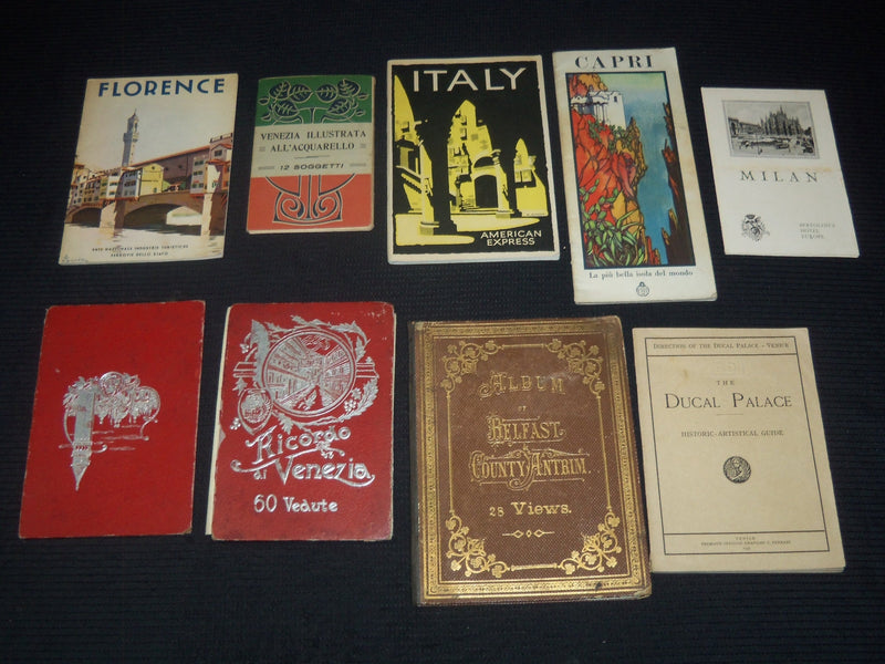1900'S ITALY EPHEMERA GUIDES & MAPS LOT OF 16 - O 3168
