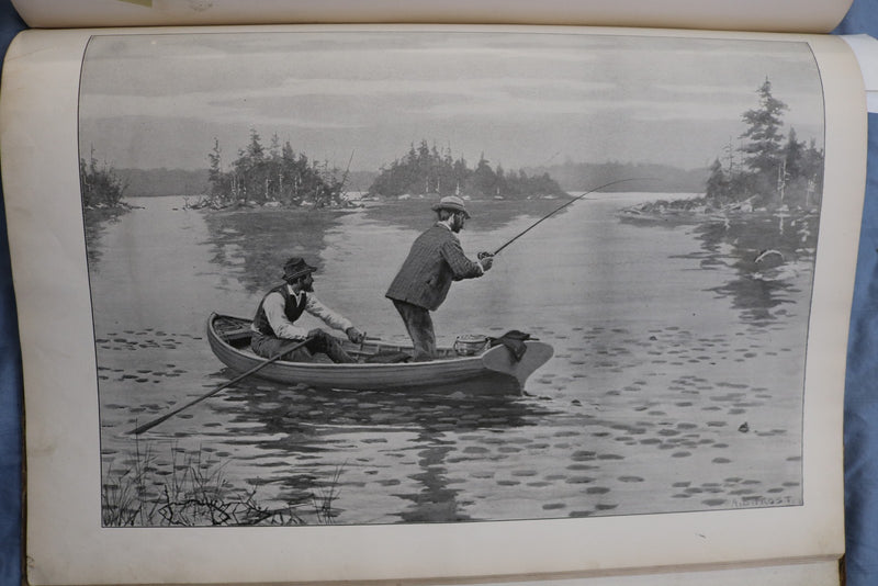 1904 A BOOK OF DRAWINGS BY A. B. FROST - HARDCOVER BOOK - KD 9582
