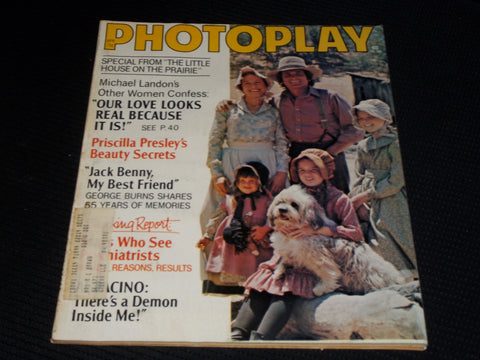 1975 APRIL PHOTOPLAY MAGAZINE - LITTLE HOUSE ON THE PRAIRIE FRONT COVER - E 1763