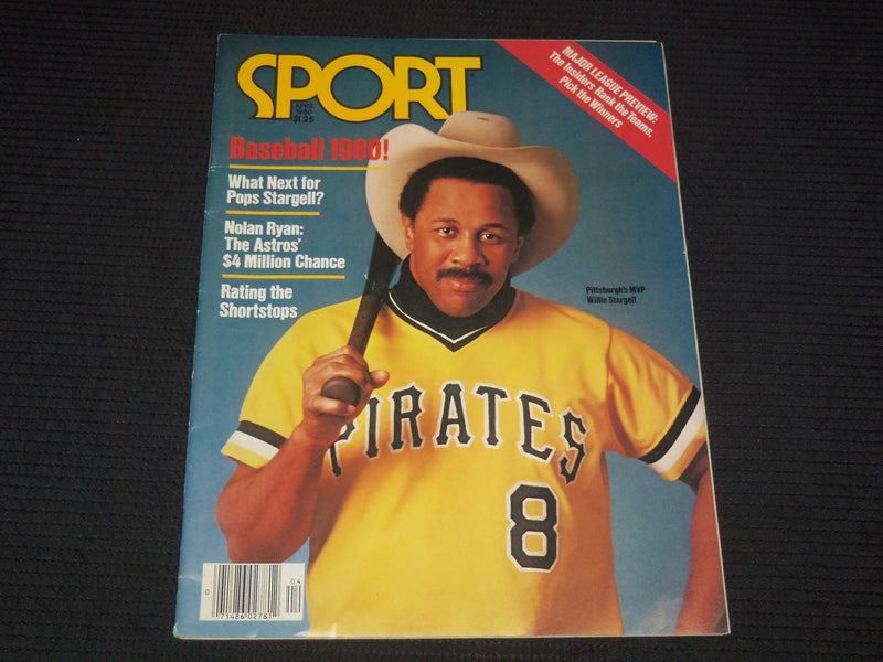1980 APRIL SPORT MAGAZINE - WILLIE STARGELL COVER - E 12662