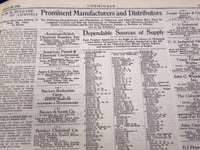1932 JAN-DEC CHEMICALS MAGAZINE BOUND VOLUME PRICE TRENDS IMPORTS ADS - KD 662
