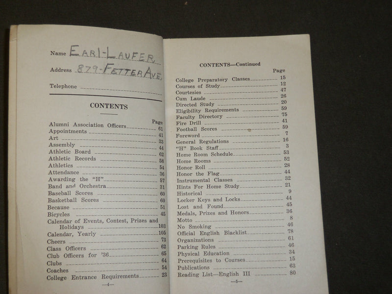 1935-1937 LOUISVILLE MALE HIGH 