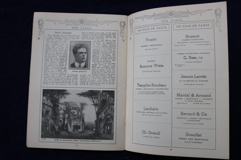 1912 FEB 1 METROPOLITAN OPERA HOUSE- DAS RHEINGOLD PROGRAM - H. WEIL - K 1612