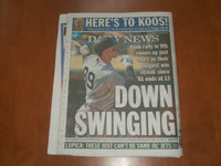 2021 AUGUST 29 NEW YORK DAILY NEWS NEWSPAPER - MENACE TO TRASH & PEOPLE IN NYC